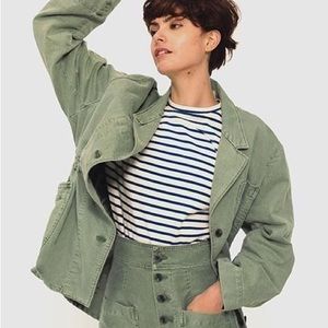 Caron Callahan Sage Twill Emily Pant Size XS & Steinbeck Jacket Size M